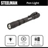 Steelman LED Inspection Pen Light, Powered by 2 AAA Batteries,