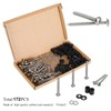 HanTof 43 Set (172Pcs) Pegboard Mounting spacers and Screws Kit,
