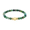 Liebeskind Berlin Beads Bracelet LJ-0956-B-17 Moss Agate and Stainless Steel