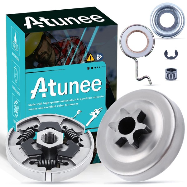 Atunee 3/8" 6T Clutch Drum Kit for Stihl 017 018