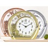 Seiko Clocks Table Clock, Silver, Standard Size