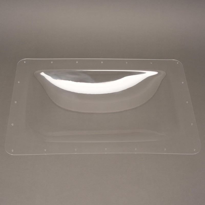 HECASA 18" x 26" RV Skylight Cover Universal Clear Skylight
