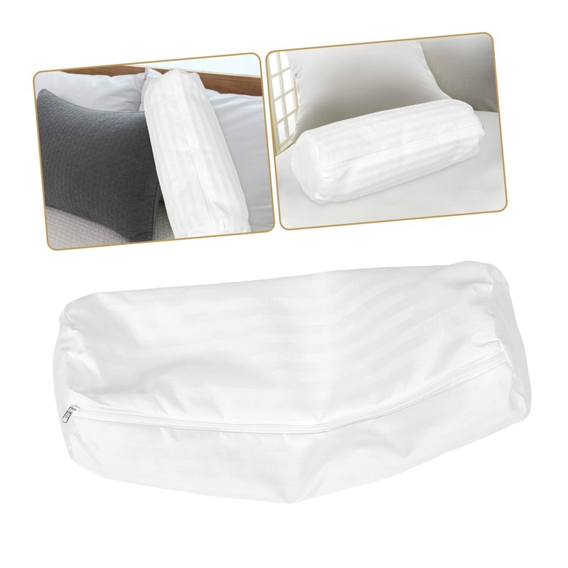 MERRYHAPY Neck Roll Pillow Case Comfortable Pillow Encasement Covers Cylinder
