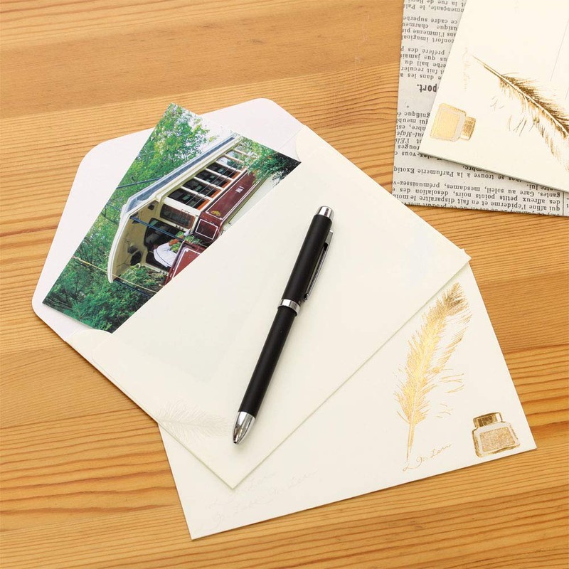 Gakken Staful Envelope Twilight Quill Pen JD04029