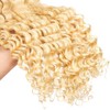 Blonde Curly Bundles Human Hair Honey Blonde Deep Wave Human