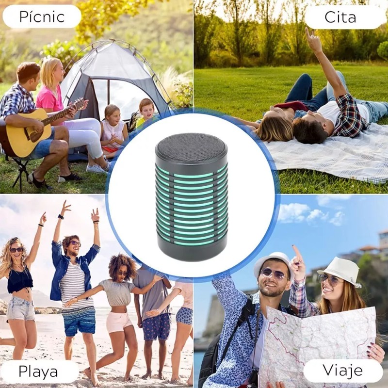 Maíz Mini Bocina Bluetooth Radio Recargable Inalambrica Portatil