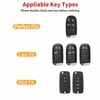 Alozbpo Key Fob Cover Compatible with Jeep, Soft TPU Key