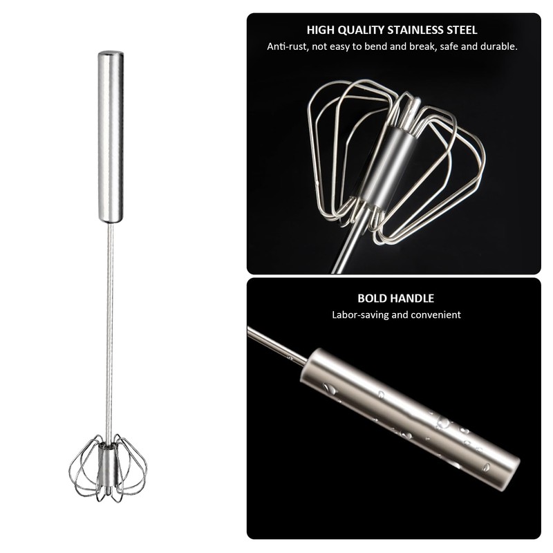 Title: 2 Semi Automatic Whisks, Stainless Steel Whisk, Kitchen Appliances