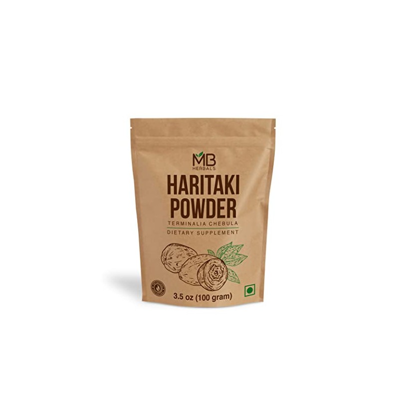 MB Herbals Haritaki Powder 3.5 oz / 100 Gram |