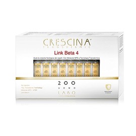 Labo Crescina Transdermic Link Beta-4 Hair Growth, 200 Ampoules for Men
