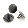 VVO Fasteners- Black Plastic Bonnet Insulation & Soundproofing Clips for