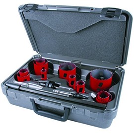 Morse MHS08I, 15 Piece, Industrial, Bi-Metal Hole Saw Kit, 1 Kit