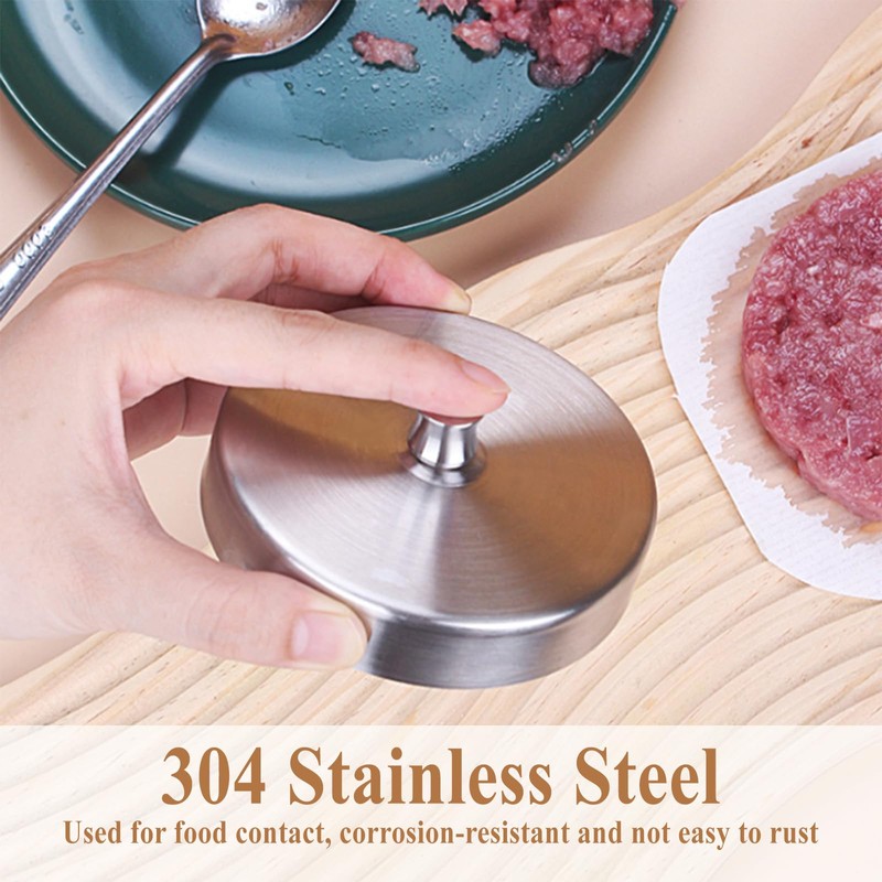 IVICOO Hamburger Press Patty Maker, Burger Press Patty Maker 3.7"