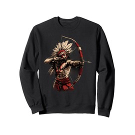 Native American Indian Chief Bow Arrow Native American Pride Sweatshirt