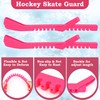 Anglekai 2+2P Hockey Skate Guards, Adjustable Figure Ice Skate Blade