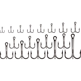 VMC Drilling 9649 BZ Treble Hook, Size: 8
