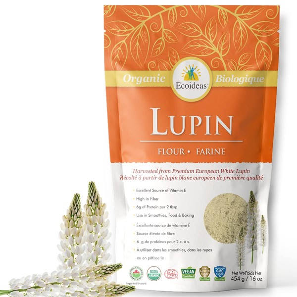 Ecoideas Organic Lupin Flour , 400 Grams