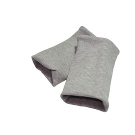 Britta Meier Lightweight Cotton Jersey 2 Layer Fabric Pulse Warmer Sewing Workshop, lightgrey