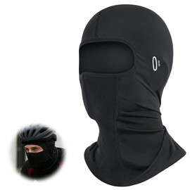 Summer Balaclava for Men and Women, Cooling Balaclava Breathable Balaclava with Glasses Holes, UV Protection for Cycling, Motorcycle, Outdoor Sports (Elastic and Light)