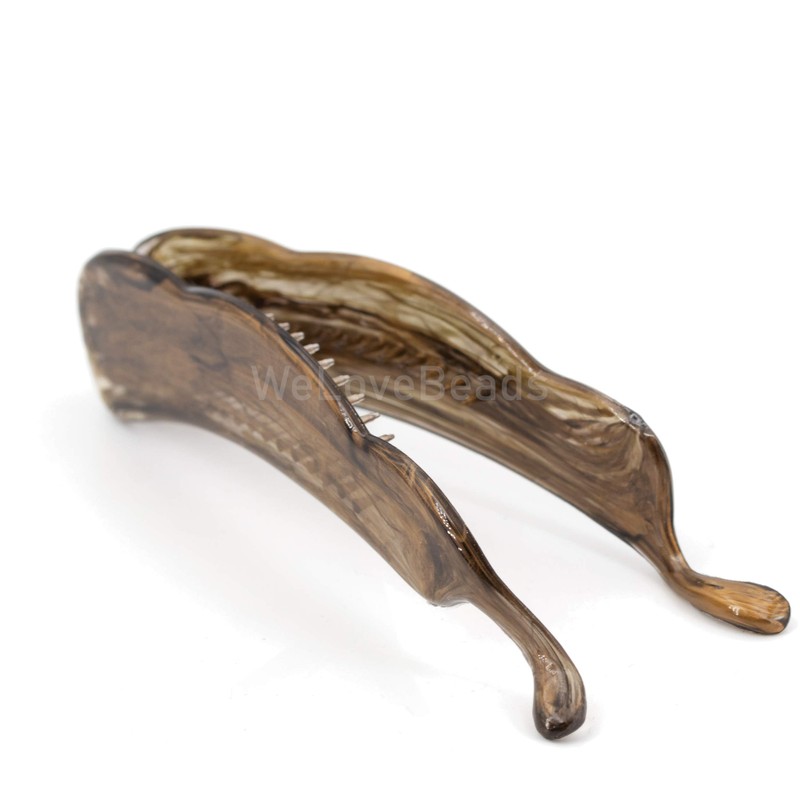 Banana Clip Small XL from 23 mm in Cocoa Brown