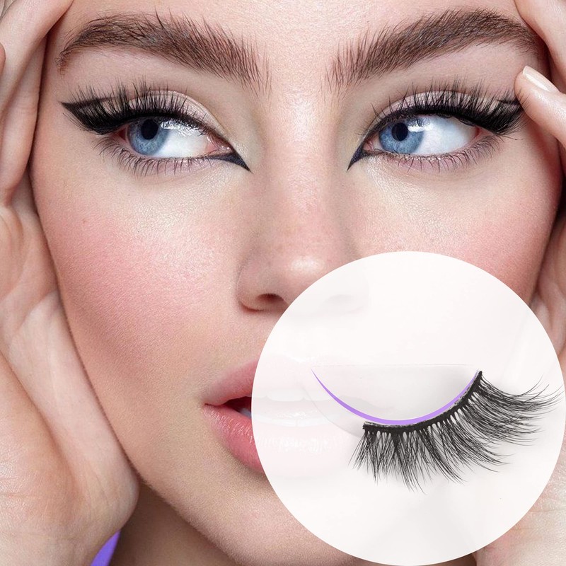 FANXITON Half Lashes Natural Look Wispy 10 Pairs Cat Eye