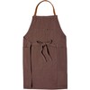 Maruwa Boeki 4008703-03 Mahogany Canvas Apron, Size: Approx. W 26.4
