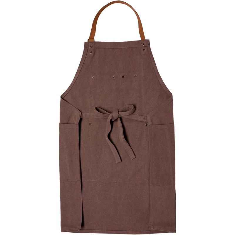 Maruwa Boeki 4008703-03 Mahogany Canvas Apron, Size: Approx. W 26.4