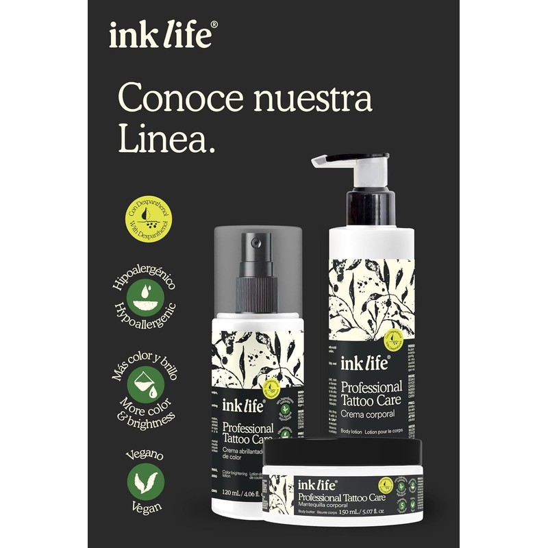Crema Abrillantadora de Color para Tatuaje 120ml