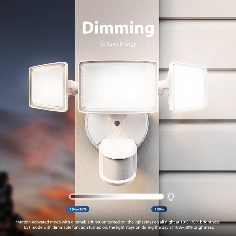 Onforu 75W LED Motion Sensor Outdoor Lights, Dusk to Dawn