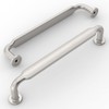 Amerdeco 10 Pack Brushed Satin Nickel Cabinet Pulls 5 Inch(128mm)