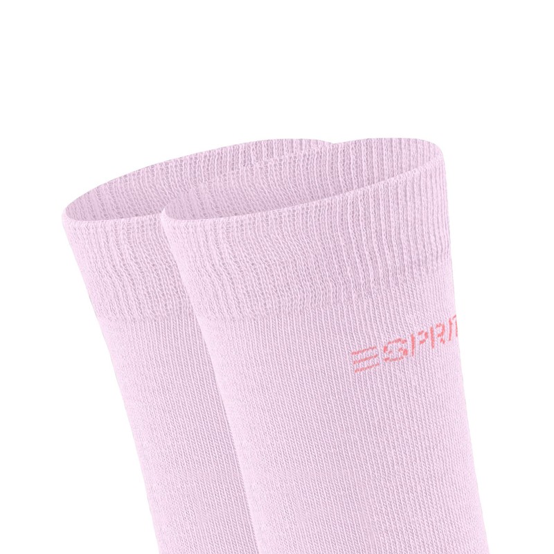 ESPRIT Unisex Children's Cotton Socks (Pack of 2), Pink (Rose