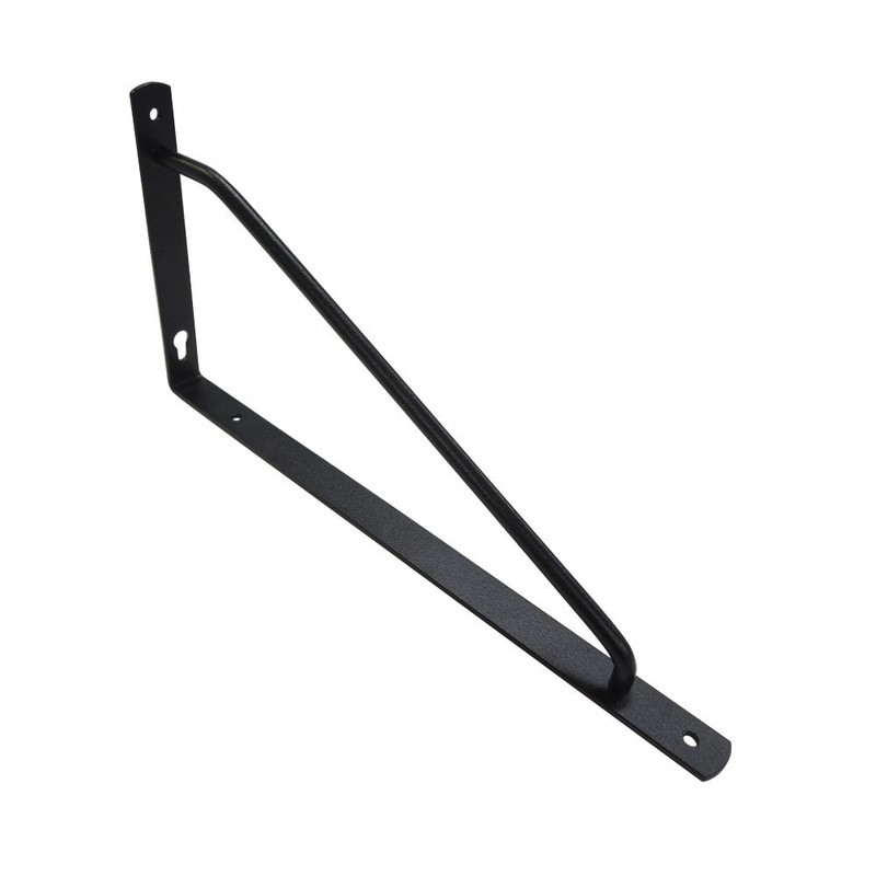KGYY Industrial Color Arm Shelf Bracket, Black, 240x120
