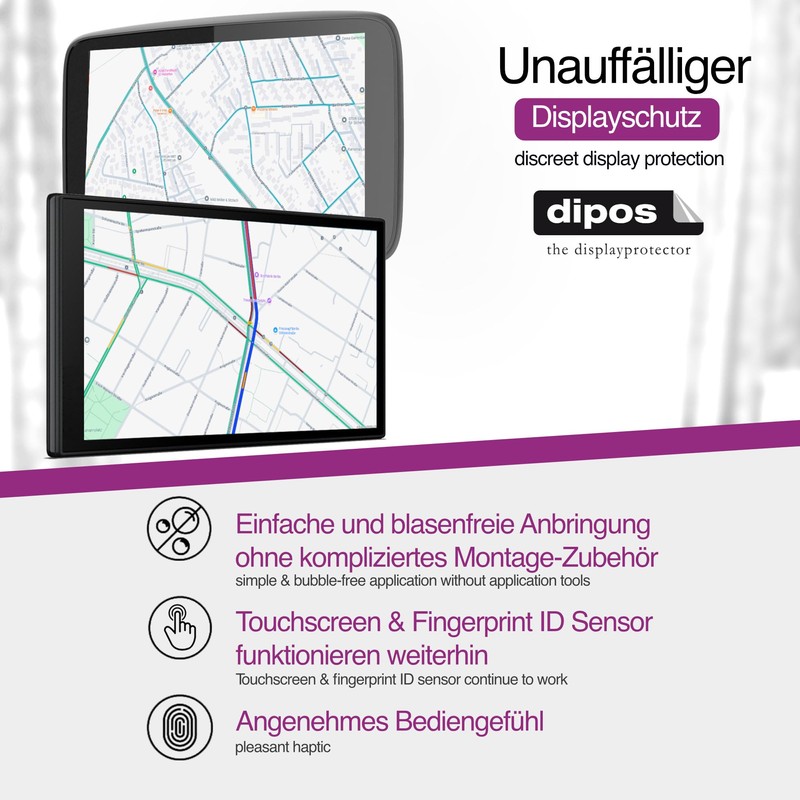 dipos I 2 x Clear Screen Protectors for Garmin inReach