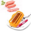 Multifunctional Hot Dog Sausage Cutter, Ham Slicer Kitchen Slicing Tool