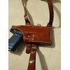 Handmade Shoulder holster with double mags for Glock 19/23/32 with