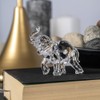 Ideen mit Herz Crystal elephant, decorative figure, collectible figure, faceted,