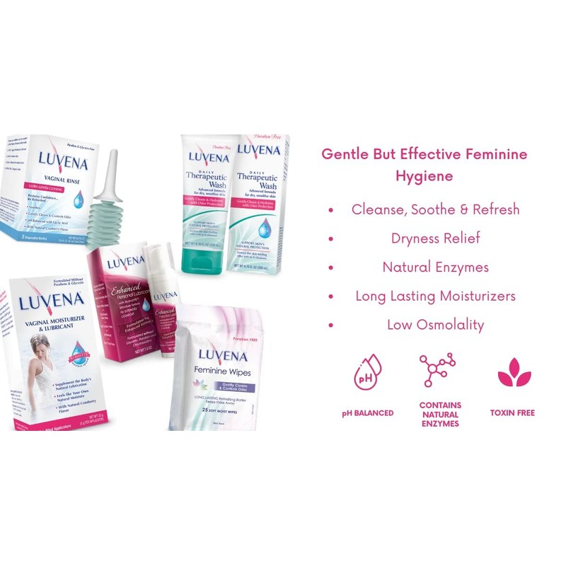 Luvena Daily Personal Feminine Rinse - Ultra Gentle Wash to
