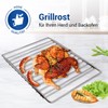 VIOKS Oven Grate Extendible 350/520 mm x 320 mm Stainless