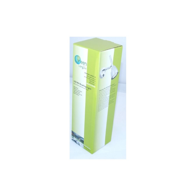 Green LongLife LED RV Reading Light Fixture w/ MR16 Base