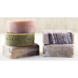 Soap Stamp for Handmade Natural Organic Soap Bar, Cookie Stamp, Clay Stamp (Hand Made Side)