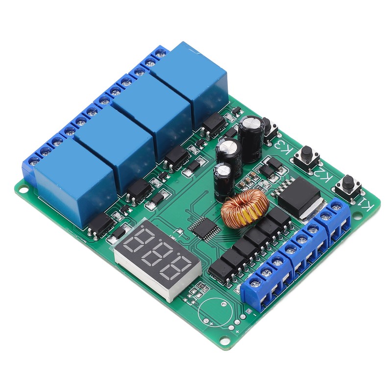 4 Way Relay Module Programmable Reversible Relay Control Module with