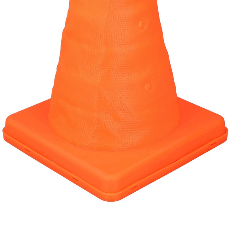 2 Set 30cm Traffic Cones Foldable Reflective Strips Road Safety