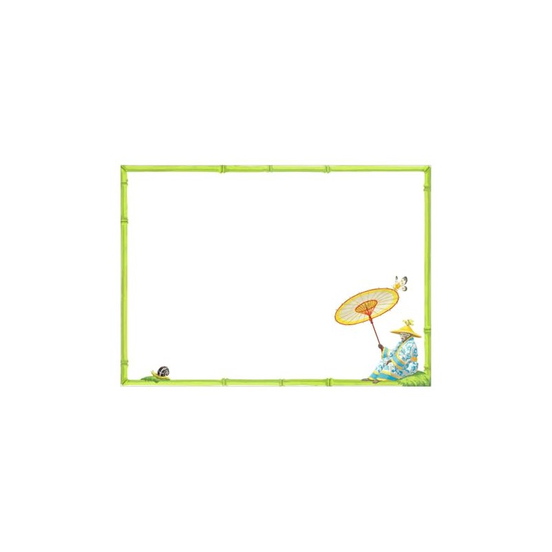 Caspari Monkey Business Correspondence Cards - 12 Per Package