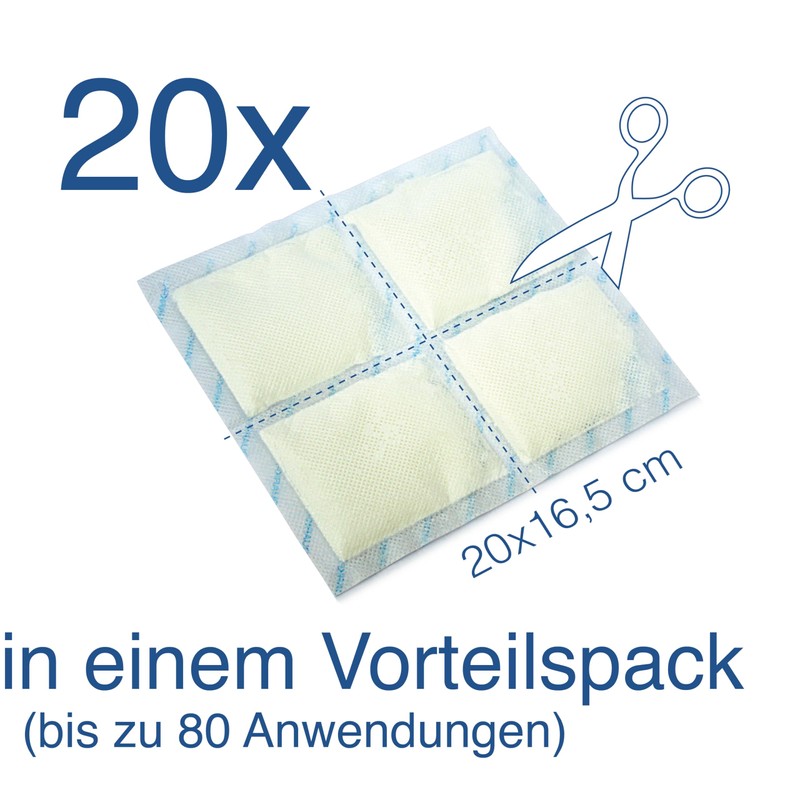 QUARKPACK® Natural Quark Cooling Compress (Pot Wrap), 20 Pieces Value