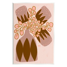 Stupell Industries Boho Patterned Vase Wall Plaque Art by Birgit Maria Kiennast