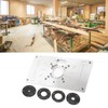 Aluminium Router Table Insert Plate for Woodworking Benches Milling Trimming