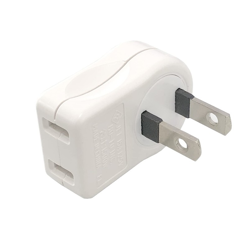 F-FACTORY FE-ELA-YKW-2P L-Shaped Plug Outlet for Landscape Use, 1 Outlet