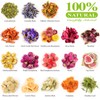 LAVEVE Dried Flowers, 40 Bags 100% Natural Dried Flowers Herbs