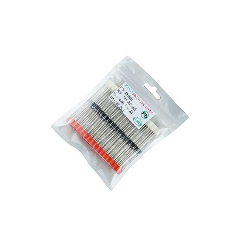 BOJACK 1N4004 Rectifier Diode 1 A 400 V DO-41 Axial