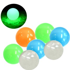 8 Pack Colorful Glow in The Dark Balls|Sticky Stress Balls |for Ceilings and Walls|Sticky Ceiling Balls|Suitable for Adults to De-Stress,ASMR Stuff Toy,Ceiling Balls,ADHD AutismToys